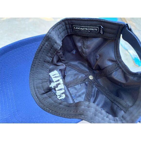 Legacy Athletic Captain Nautical Embroidered Navy Blue Hat Adjustable Unisex - Picture 4 of 4